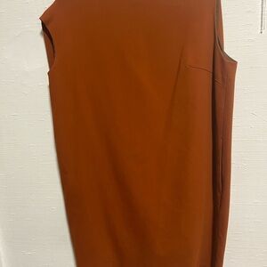 Enföld Sleeveless Orange Dress